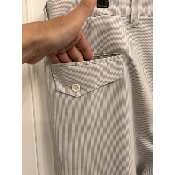 Travis Mathew Shorts Mens 38 Khaki Starnes Stretch Flat Front Performance Golf - Picture 5 of 7